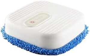 Smart Robot Vacuum Cleaner Multifunctional Dry Wet Floor Mop Cleaner in action on a hard floor
