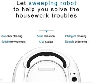 Robot Vacuum Cleaner with powerful suction, smart self-charging, and auto sweeper modes for pet hair and carpet.