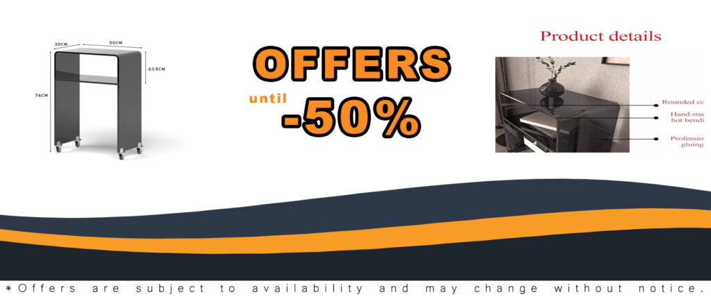 Robot Vacuum Hidden Storage Stand with Wheels and Acrylic Side Table, perfect for organizing your living room or home office