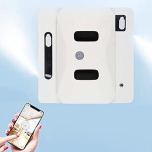 Window Cleaning Automatic Robot Glass Cleaning Robotic Window Vacuum Cleaner with Dual Water Tanks Water Spray in use on windows  