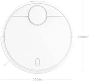 Robot Mop Robot Vacuum Cleaner Mop cleaning dust and debris on hardwood floor
