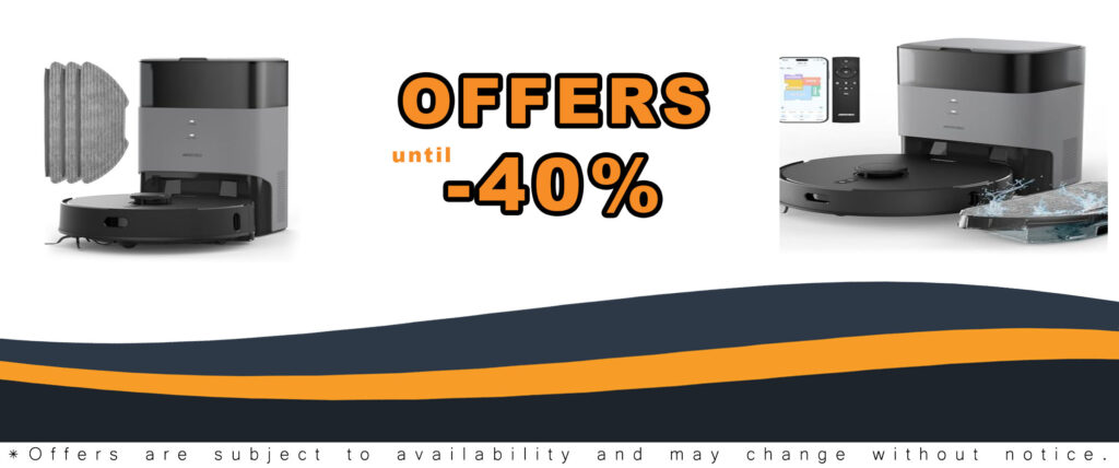 AIRROBO T20+ Robot Vacuum and Mop with Self-Empty Base and Self-Emptying Base for effortless cleaning