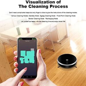 Robot Vacuum Cleaner with Mop, 5000Pa Suction, Super-Thin, Alexa Control, Quiet Operation