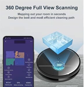 Robot Mop Robot Vacuum Cleaner with Lidar Suction and Wet Cleaning