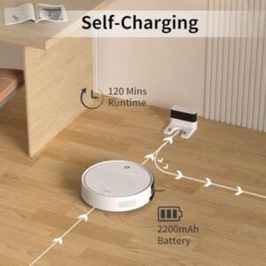 OKP K5 Robot Vacuum Cleaner with 4 HEPA Filters, smart navigation, and powerful suction for a dust-free home  