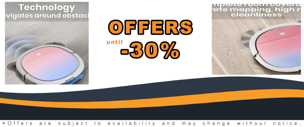 Smart Wi-Fi Robot Vacuum Cleaner with powerful suction and advanced features