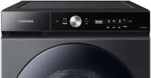 Samsung WF53BB8700AVUS Bespoke Front Load Washer, Brushed Black