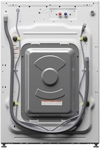 KoolMore FLW-5CWH 27" Front Load Washing Machine with Quiet Inverter Motor and Steam Functions