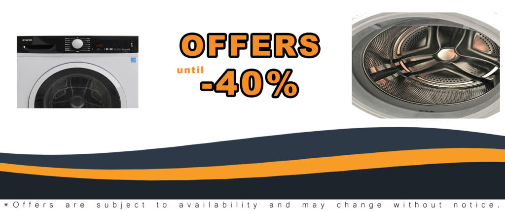 Avanti FLW22V0W Front Load Washer in White, 2.2 cu. ft.
