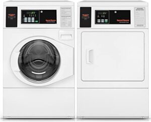 Speed Queen Front Load Energy Star Washer and Electric Dryer Pair in White