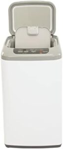MCLW84WI Portable Compact Washing Machine for Laundry in White, ideal for small spaces with 8 automatic cycles
