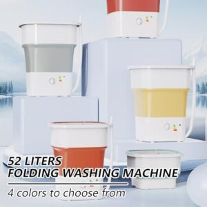 Portable Washer, Underwear Washer – 52 L Large Capacity Foldable Mini Washing Machine  