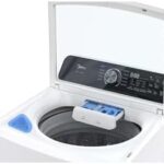 Midea MLTW45M4BWW 4.5 Cf Top Load Washer with Impeller and Stainless Steel Tub
