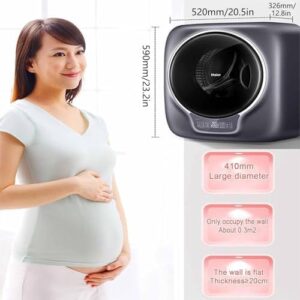Wall-mounted Underwear Washing Machine – Compact and full-automatic design ideal for small spaces like dorm rooms