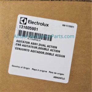 131605901 Washing Machine Agitator Assembly installed in a washing machine drum