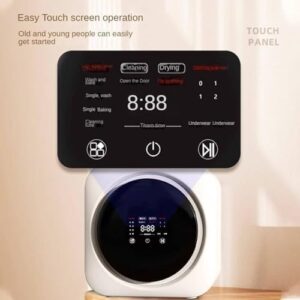 Portable Washing Machine - Fully Automatic Washer with Barrel Self-Cleaning Function and Wall-Mounted Design