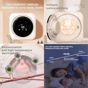 Underwear Washer fully automatic washing machine wall-mounted design for apartments, dormitories, and hotels