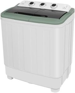 Upgraded Portable Washing Machine and Dryer, Twin Tub Mini Washer and Dryer Combo