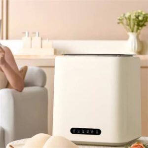 Compact and efficient washing and drying machine for underwear and socks, perfect for small spaces