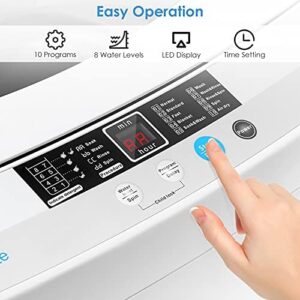 KOTEK Portable Washing Machine, compact and efficient washer with drain pump for apartments, dorms, and RVs.