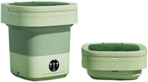 6L/11L Portable Folding Washing Machine with Spin Dryer in pink