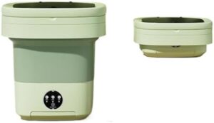 6L/11L Portable Folding Washing Machine with Spin Dryer in pink