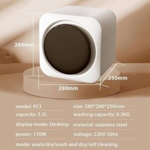 Portable Washing Machine and Mini Washer and Dryer Combo - Compact Design for Small Laundry Loads