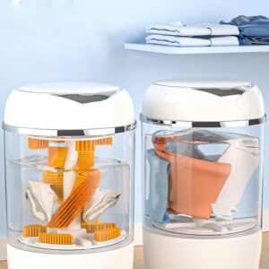 Mini Washer for Apartments, Camping, Dorms, and Business Trips – Portable and Semi-Automatic 10 lbs Capacity