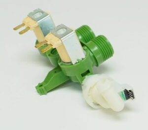 Washing Machine Water Inlet Solenoid Valve compatible with GE Choice Parts WH13X10033 for easy installation and repair  