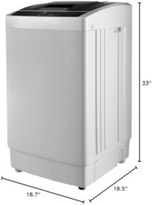 Top Loading Compact Fully Automatic Washing Machine with LED Display and 10 Wash Programs