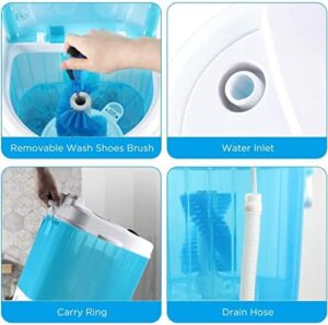 Mini Children's Shoe Washing Machine for cleaning kids' shoes, socks, and accessories with advanced 360° blue light technology  