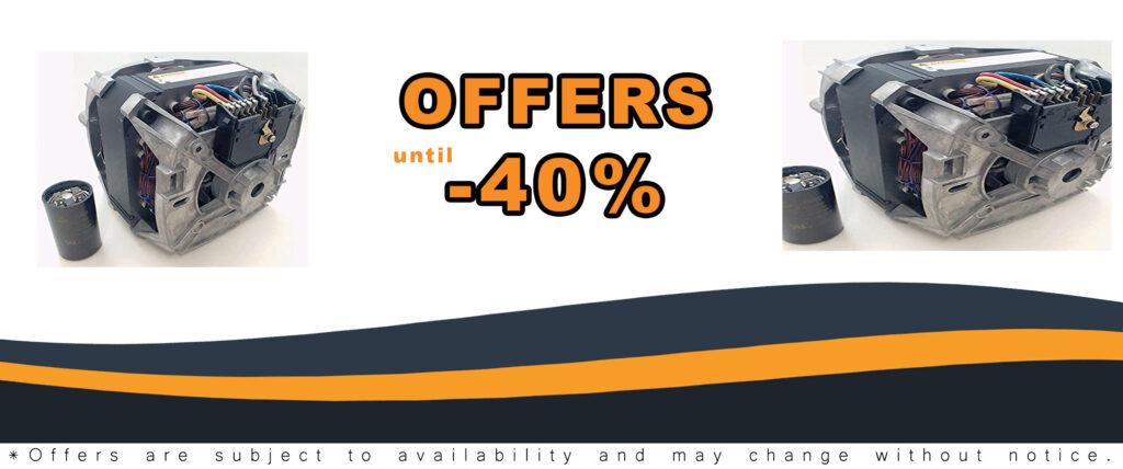 Washing machine motor compatible with Speed Queen models, offering durable performance and quiet operation
