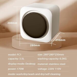 3.5L Mini Laundry Machine for Small Loads – Compact and Efficient