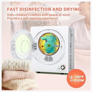 Panda 10 LBS Portable Washing Machine and Euhomy 1.5 Cu Ft Clothes Dryer Bundle for efficient and compact laundry solutions
