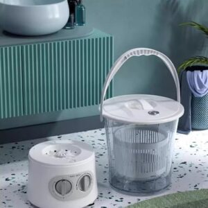 Portable Washing Machine with 5 Modes for Dorms and Apartments, ideal for cleaning socks and undergarments