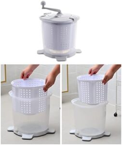 Manual washing machine hand-cranked dehydrator outdoor laundry equipment