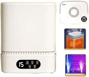 Mini washing machine with dehydration function, portable washer and dryer for apartment, dorm, RV, and camping