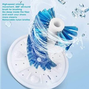 Mini Shoes Washing Machine with Spin Dryer in Blue, Energy-Efficient, Compact, and Portable Design