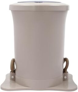 Portable washing machine in use for compact laundry solutions, ideal for apartments and travel