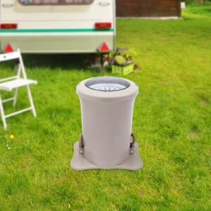 Portable washing machine in use for compact laundry solutions, ideal for apartments and travel