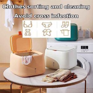 Portable washing machine, foldable design, ultrasonic turbine technology, lightweight, mini compact washer for underwear, socks, baby clothes, bras
