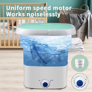 Mini portable washing machine in pink, perfect for washing delicate items like underwear and small clothes