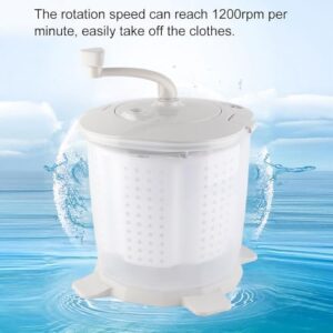 Small Portable Manual Washing Machine for Camping, Dorm, and Home Laundry