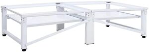 CHARMMA Washing Machine Stacking Kit with Pull-Out Shelf for efficient laundry room organization