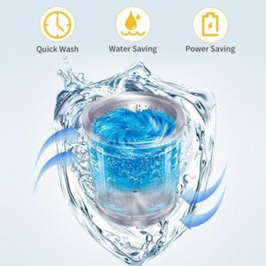 Full-Automatic Top Load Portable Compact Laundry Washer with Drain Pump