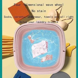 Portable Washing Machine - Compact design ideal for small spaces, travel, and delicate items like socks and underwear