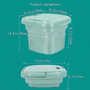 Portable Washing Machine - Compact design ideal for small spaces, travel, and delicate items like socks and underwear