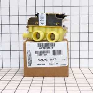 WP22001604 Washing Machine Water Inlet Valve installed in a washing machine