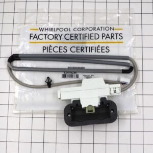 W10861642 OEM Washing Machine Door Latch replacement for washer door lock mechanism