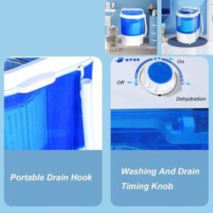 Portable washing machine for socks, baby clothes, and small items, perfect for apartments, RVs, and travel